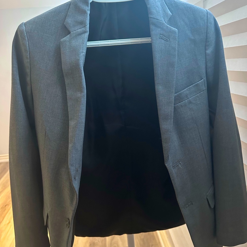 Gray Blazer Jacket